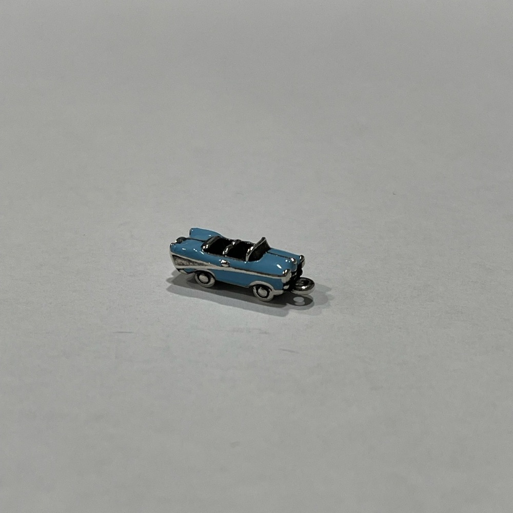 James Avery Retired Blue Convertible Car Charm